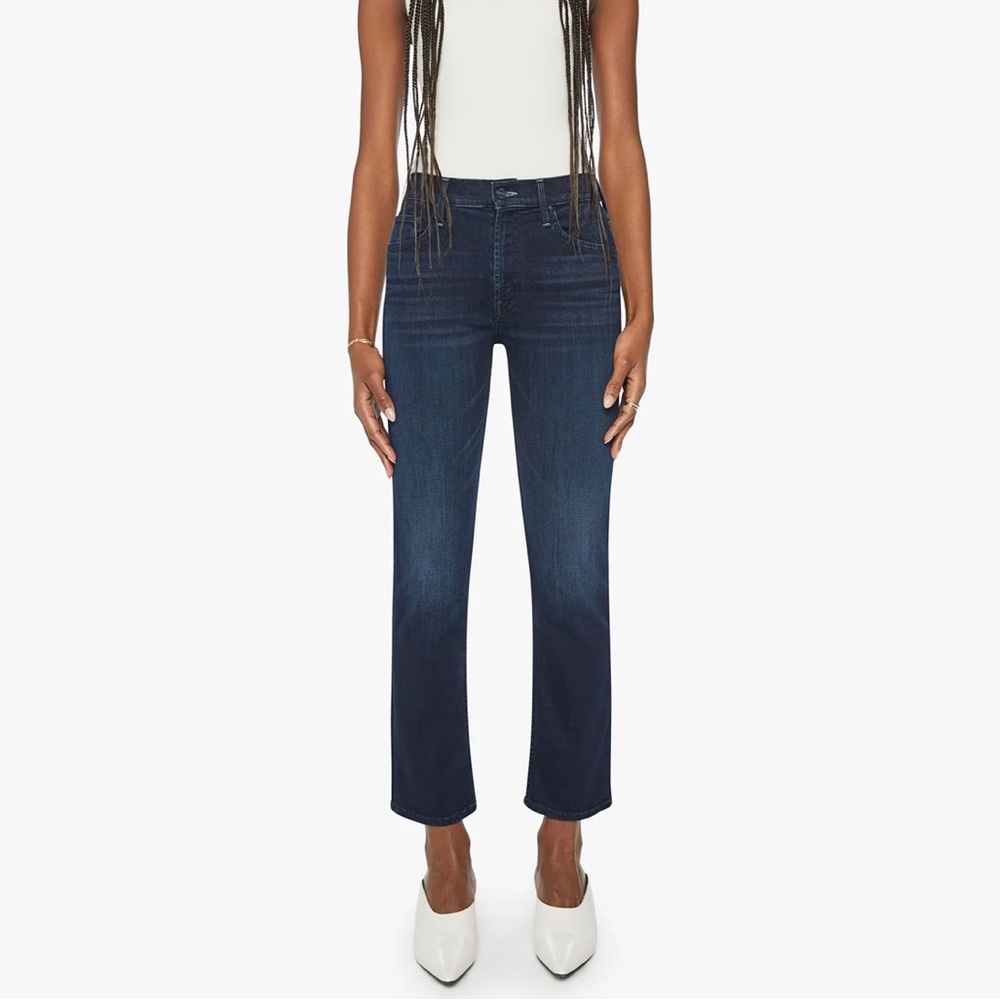 Mother Mid Rise Rider Ankle Jean